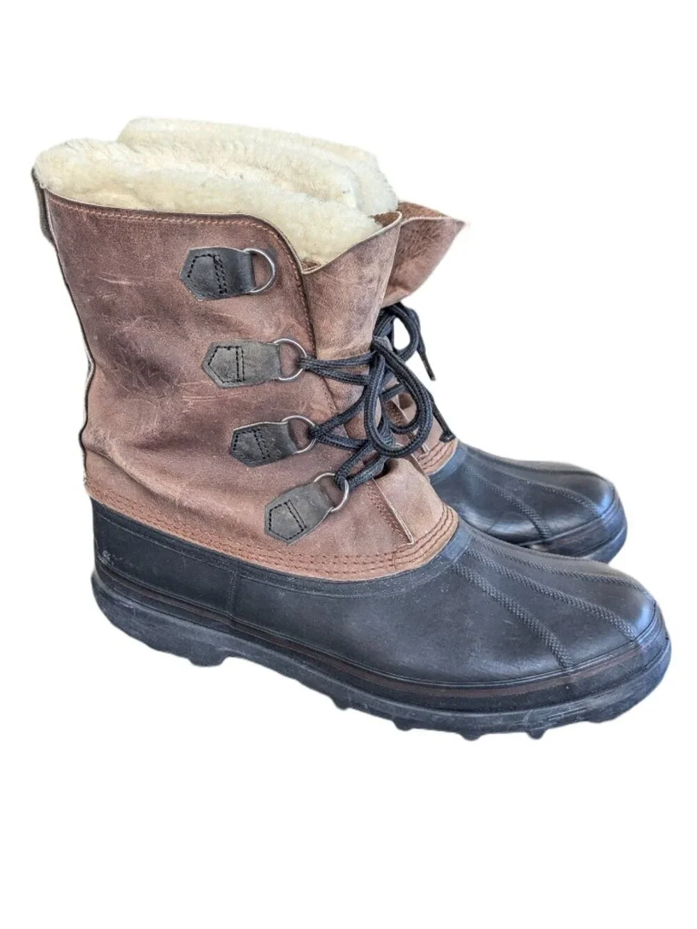 Sorel Men's Vintage Bighorn Leather Waterproof Winter Boots - Size 12